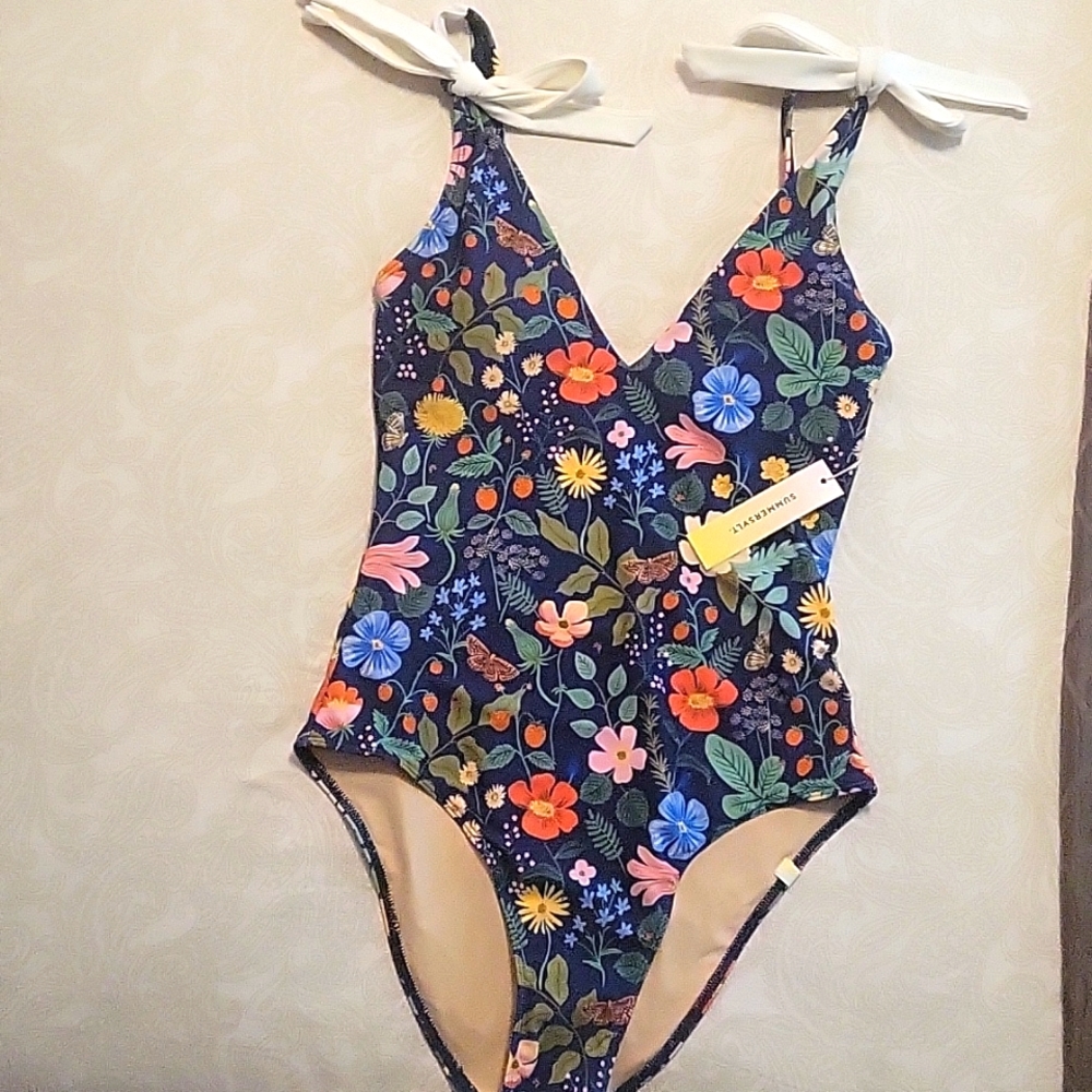 Summersalt Floral One Piece Swimwear Size 4